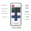 11-toetsen LED-strip mini-dimmer afstandsbediening met 5V USB-interfacecontroller 3
