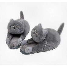 Cozy Plush Cotton Slippers with Adorable Cat Design for Home Comfort (89 chars)