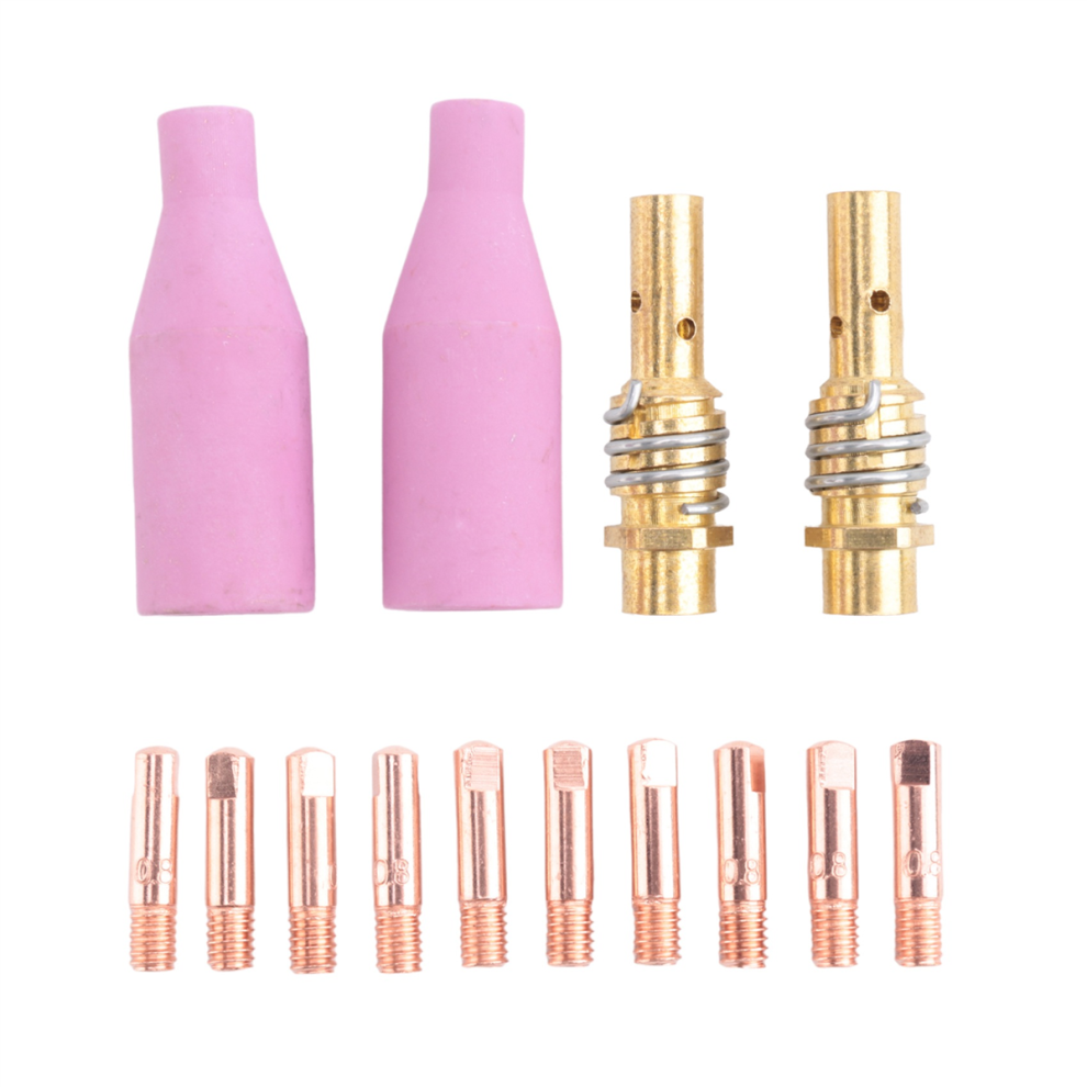 14Pcs Mb-15Ak Welding Torch Consumables 0.8Mm Contact Tips 4852169234965
