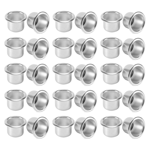 Portacandele per candele taper, supporto, 30 pezzi, argento 2