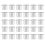 Portacandele per candele taper, supporto, 30 pezzi, argento 5