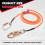Steel Wire Core Flip Line Kit Adjustable Climbing Positioning Rope 8