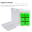 100 Packs Wax Melt Clamshells Molds Square, 6 Cavity Clear Plastic 4