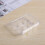 100 Packs Wax Melt Clamshells Molds Square, 6 Cavity Clear Plastic 11