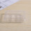 100 Packs Wax Melt Clamshells Molds Square, 6 Cavity Clear Plastic 10