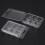 100 Packs Wax Melt Clamshells Molds Square, 6 Cavity Clear Plastic 9
