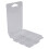 100 Packs Wax Melt Clamshells Molds Square, 6 Cavity Clear Plastic 2