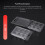 100 Packs Wax Melt Clamshells Molds Square, 6 Cavity Clear Plastic 3