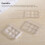 100 Packs Wax Melt Clamshells Molds Square, 6 Cavity Clear Plastic 6