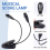 2 luci da lettura a LED con clip per leggio e doppio braccio 8