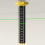 Righello per l'altezza delle piastrelle del soffitto e del pavimento, 2 pezzi, con base magnetica 10