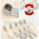5-Blade Stainless Steel Adjustable Pastry Cutter, Multi-Wheel Pizza Dough Slicer, Baking Tool 5
