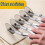 5-Blade Stainless Steel Adjustable Pastry Cutter, Multi-Wheel Pizza Dough Slicer, Baking Tool 3