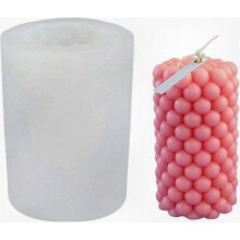 Practical Silicone Candle Making Mold, DIY 3D Candle Crafting Form, Bubble-Shaped Candle Mold, Sturdy Bendable Candle Molds