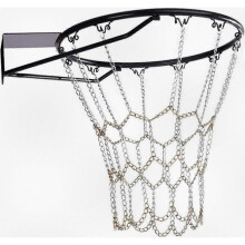 Heavy Duty Galvanized Steel Chain Basketball Net for Indoor Use, Durable Replacement Net (2024)