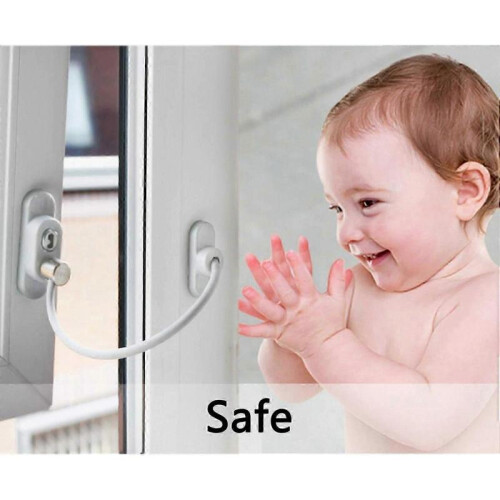 4 Pieces Child Safety Window Door Lock Restrictor