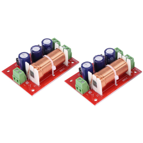 2 stk. 400W højttalerdelefilter 2-vejs lydjustering til 2-16 Ohm 2
