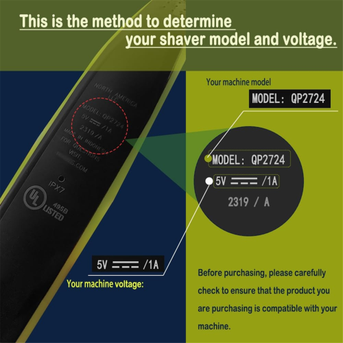 Câble de chargeur USB 5 V 1 A pour rasoir électrique 1
