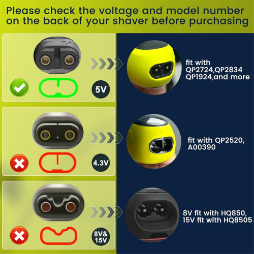 Câble de chargeur USB 5 V 1 A pour rasoir électrique 2