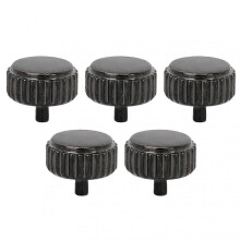 5pcs Steel Watch Crown Head Replacement Parts for Watchmaker Repair Accessories, Suitable for Various Watch Sizes, 7mm / 0.28in