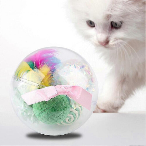 Interactive Cat and Kitten Play Ball Set 2
