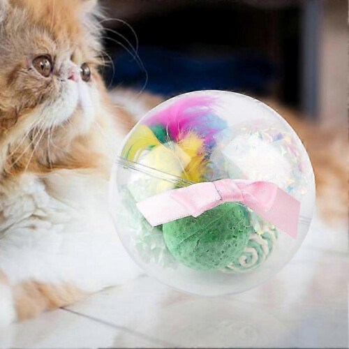 Interactive Cat and Kitten Play Ball Set 1