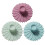 Multicolored silicone cup caps set (3-pack) for various cup sizes 1