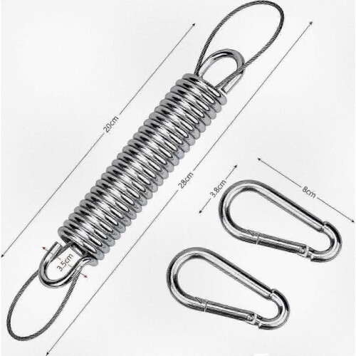 Steel Spring Suspension Kit for Hanging Chairs C Durable Hammock Swing Support. 1