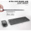 Ultra Slim Rechargeable Wireless Keyboard & Mouse Combo, Silent 2.4G UK Layout. 2
