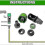 Universal Tap Connector Adapter for Kitchen Garden Watering Hose Pipe Fitting Tool 4