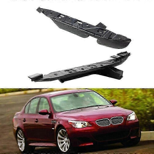 Pair Front Left Right Bumper Guide Support Bracket 51117033705 51117033706 Suitable for Certain Brand E60 E61 525I 528 - Good Quality 1