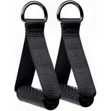 2 Heavy Duty Resistance Band Handles for Exercise and Fitness Workouts.