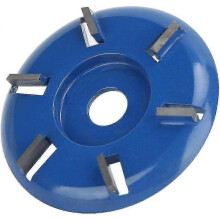 Wood Cutting Disc, 6 Tooth Steel Wood Carving Disc, Woodworking Tool, Angle Grinder, Hardwood Accessory Compatible with Specific Brand(02)