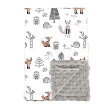 (As show, One size) Couverture de haricot double couche bb automne hiver couette enfant couverture d'apaisement couverture bb couverture quatre saisons