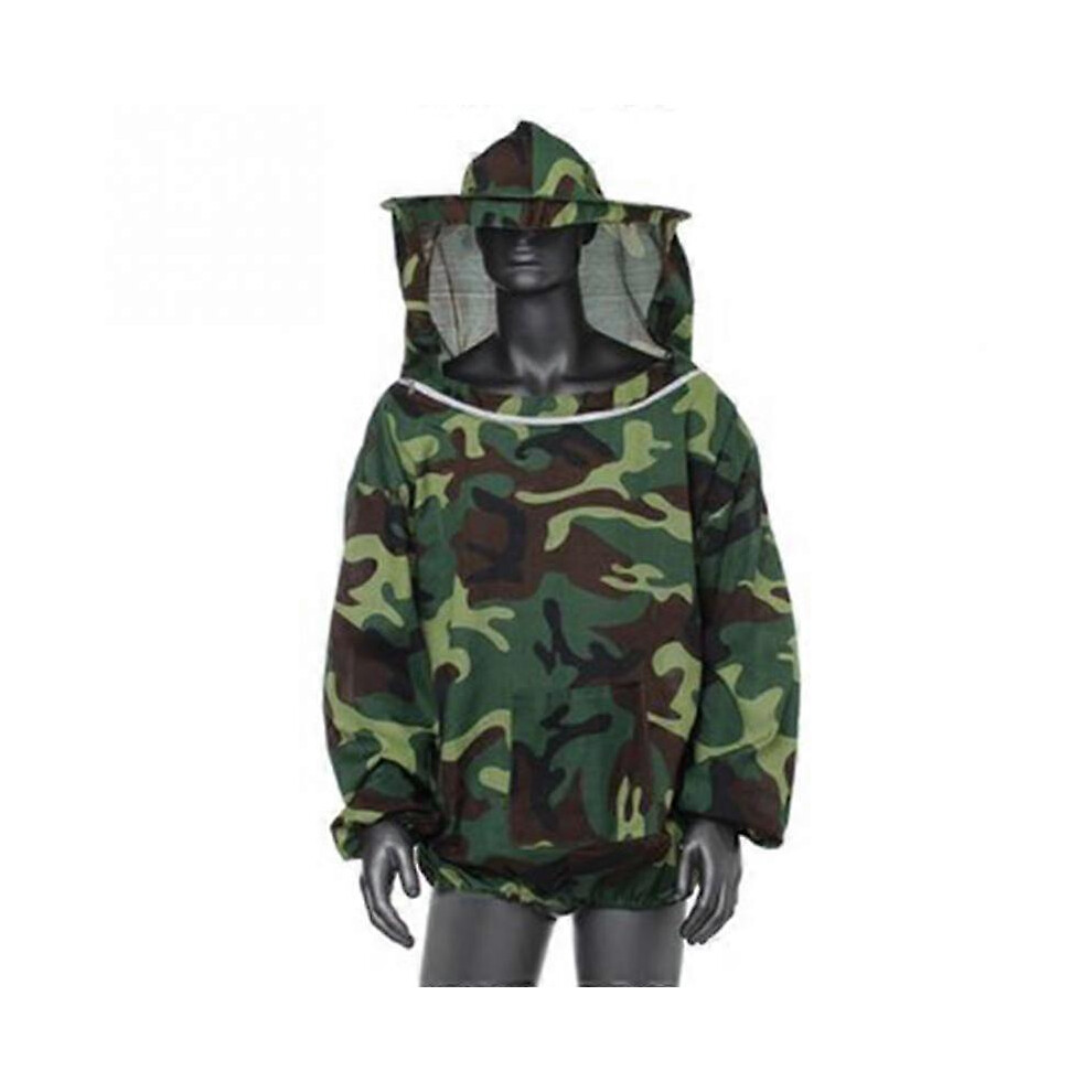 (As show, One size) One-piece beekeeping clothing (camouflage green) anti-bee clothing split anti-bee clothing export type beekeeping tools beekeeping-image-OPC-PHNYQNG-NEW