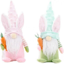 Easter Gonk Gnomes Ornaments | 2 Pack Plush Doll Toys for Easter Bunnies | Handmade Spring Gonks Gnomes Easter Egg Home Decorations Gifts fo