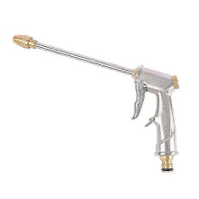 Garden Hose Spray Gun with Full Brass Nozzle for Car and Pet Washing and Lawn Watering