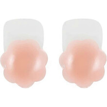 (As show, One size) Flower shaped silicone cream breast lift with a diameter of 12cm - invisible bra chest flap, silicone nipple cover, reusable breast lift bra cup, brea