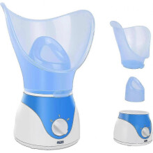 Professional Home Facial Steamer for Spa Quality Treatment - BPA Free Warm Mist Moisturizing Face Steamer for Deep Pore Cleansing (Purple)