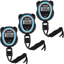 (As show, One size) 3 Pieces Digital Stopwatch, Multifunction Electronic Digital Sports Stopwatch For Sports Fitness Coaches And Referees, Batteries Included