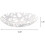 One Size White Fruit Bowls Suitable for Various Home Decor Styles, Model 2497 2