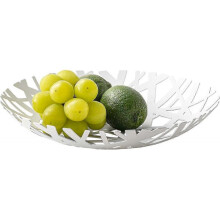 One Size White Fruit Bowls Suitable for Various Home Decor Styles, Model 2497