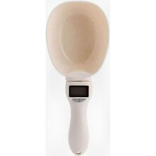Pet Food Measuring Spoon with Digital Scale, Removable Cup & Feeding Bowl for Dogs.