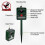 Solar/USB Powered Waterproof Ultrasonic Animal Deterrent, Adjustable Frequency Pet Repellent Device. 4