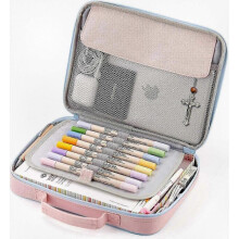 Stylish Multi-Purpose Zippered Bible Cover for All Genders with Pouch for Stationery & Tablet.