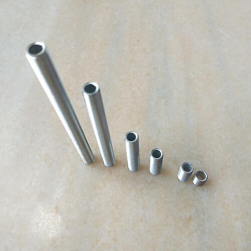 80Mm M8 M8 Zinc Alloy Threaded Hollow Tubes 2