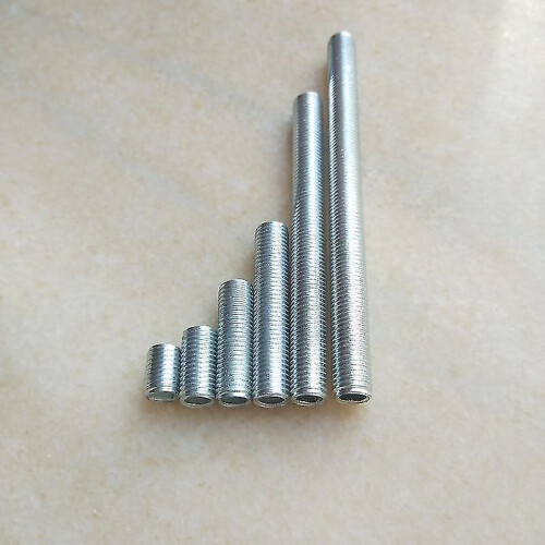 80Mm M8 M8 Zinc Alloy Threaded Hollow Tubes