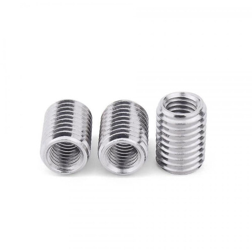 new outer m14 inner m10 5pieces inner outer threaded hollow tube coupler conveyer sliver adapter scr 2