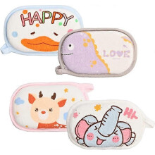 (As show, One size) 4PCS baby shower sponge, soft cotton baby sponge for bathing, baby shower sponge