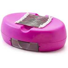 (As show, One size) Magnetic Pin Cushion with Drawer (Fuchsia)